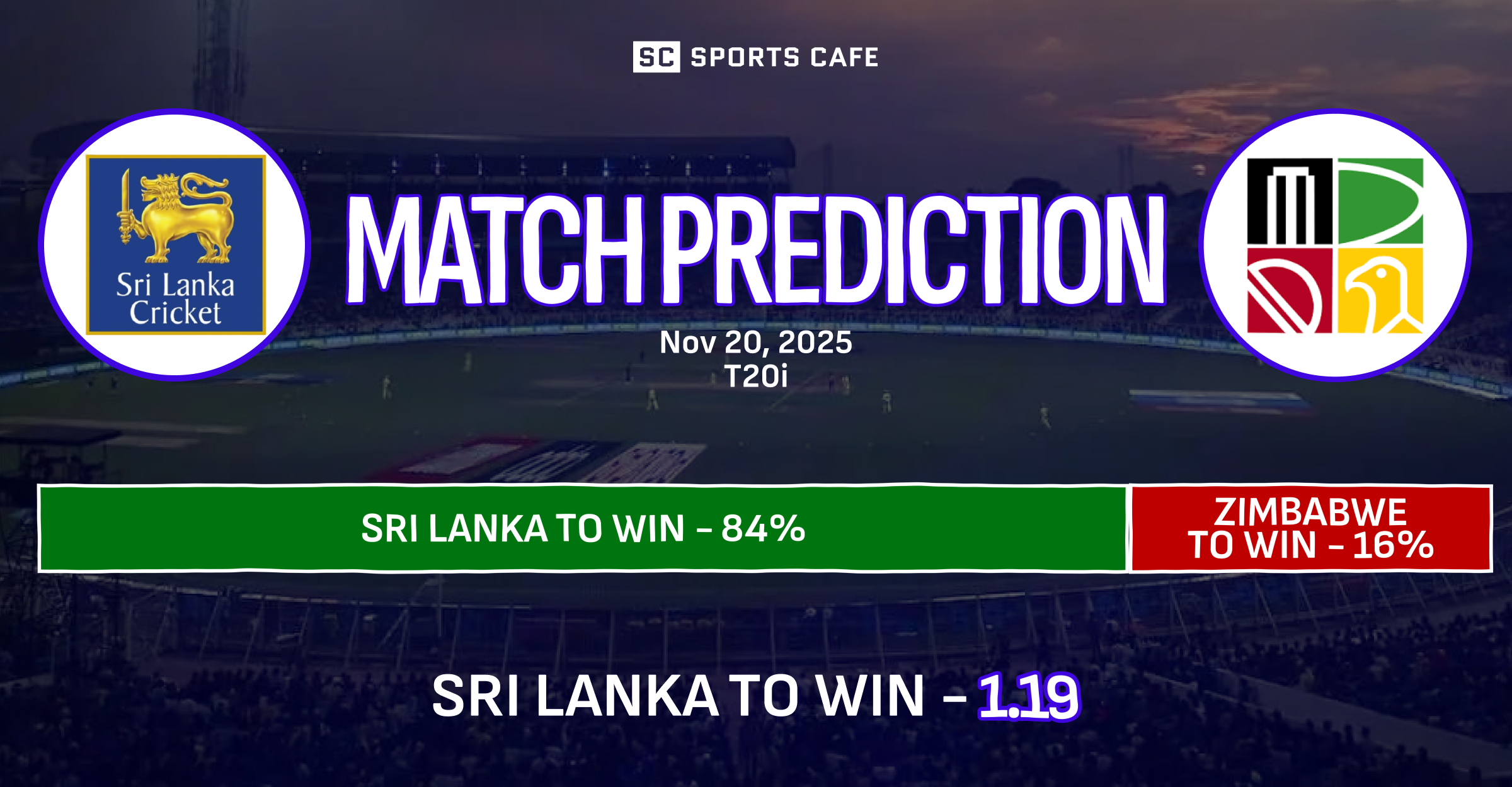 Sri Lanka vs Zimbabwe
